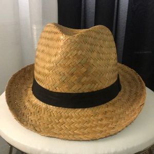 Straw fedora